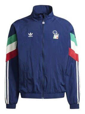 adidas Italy Originals Track Jacket Retro Blue Classic Men Size s